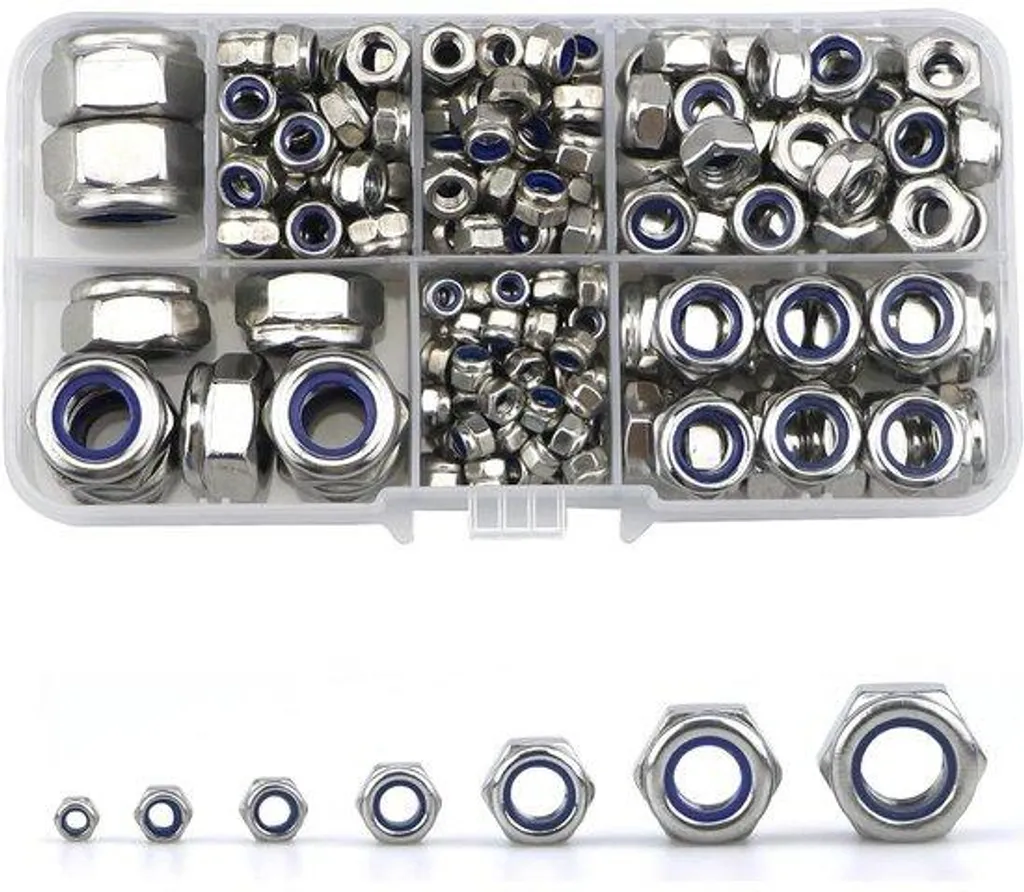 Assortiment de rondelles et entretoises en nylon M3 à M12 - 212 pièces