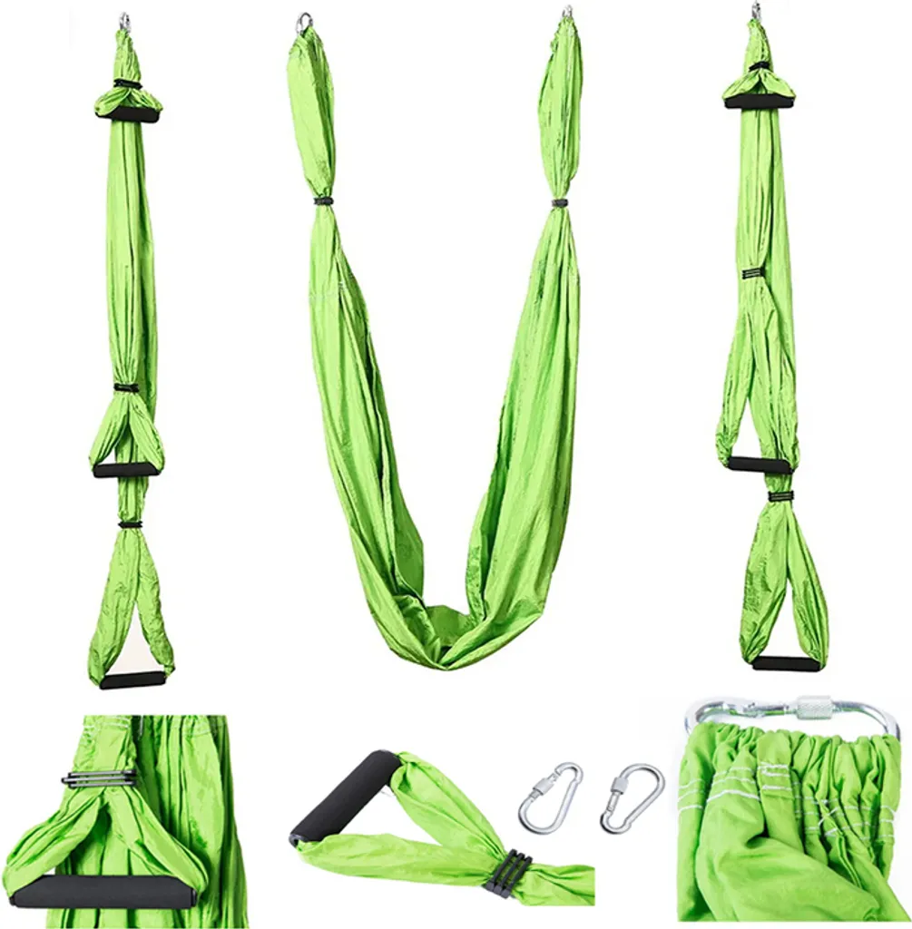 Hamac Yoga Anti-gravité : Dites Adieu au Mal de Dos avec ce Trapèze Sling