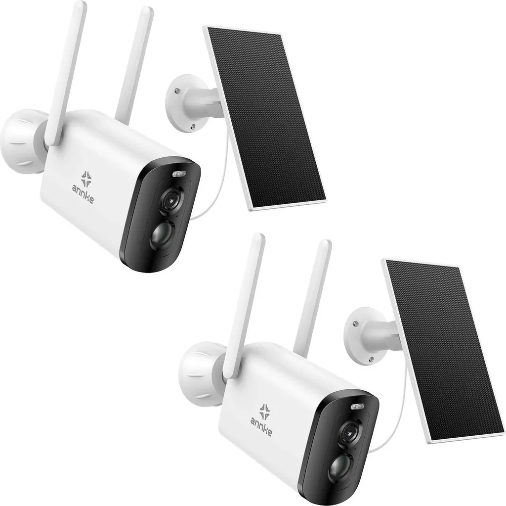Sécurisez votre entrée sans travaux : caméra 4MP WiFi batterie 5200 mAh