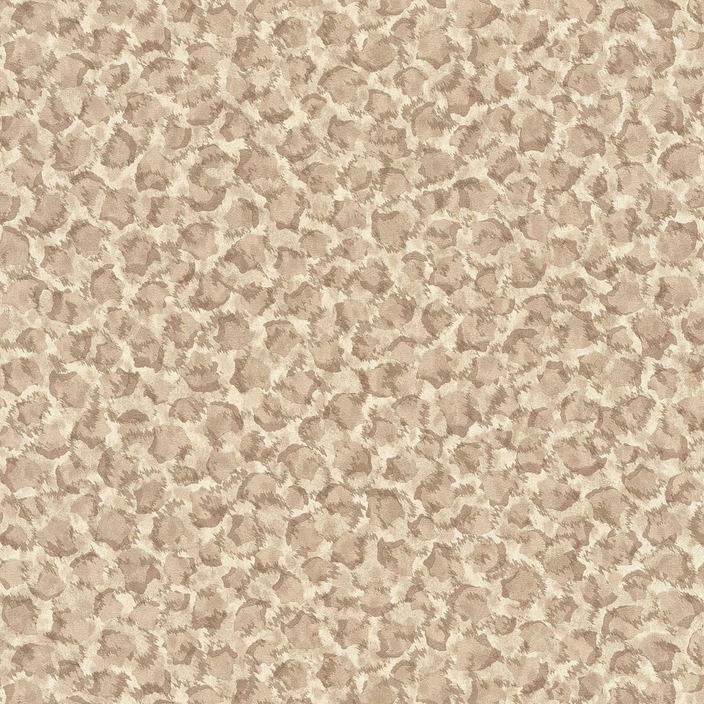 Vliestapete Tupfen in Erdtönen im Ethno Stil – Beige, Braun Produktbild 