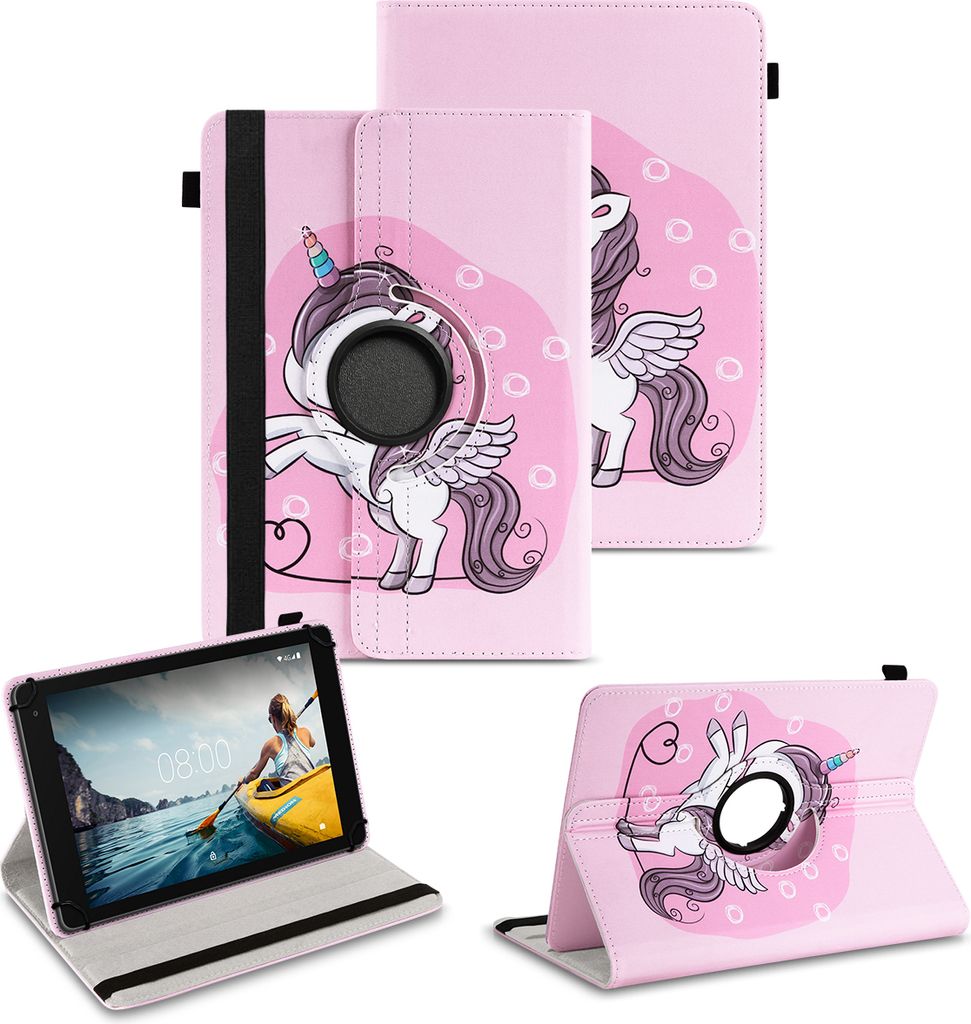 Tablet Tasche für Medion Lifetab 10 10.1 Zoll Hülle Schutzhülle Case 360 DrehbarFarben:Motiv 16