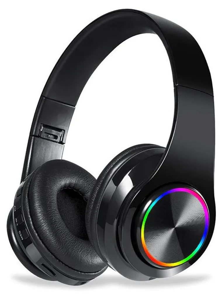 Casque Bluetooth Sans Fil Hi-Fi Noir avec Réduction de Bruit Active