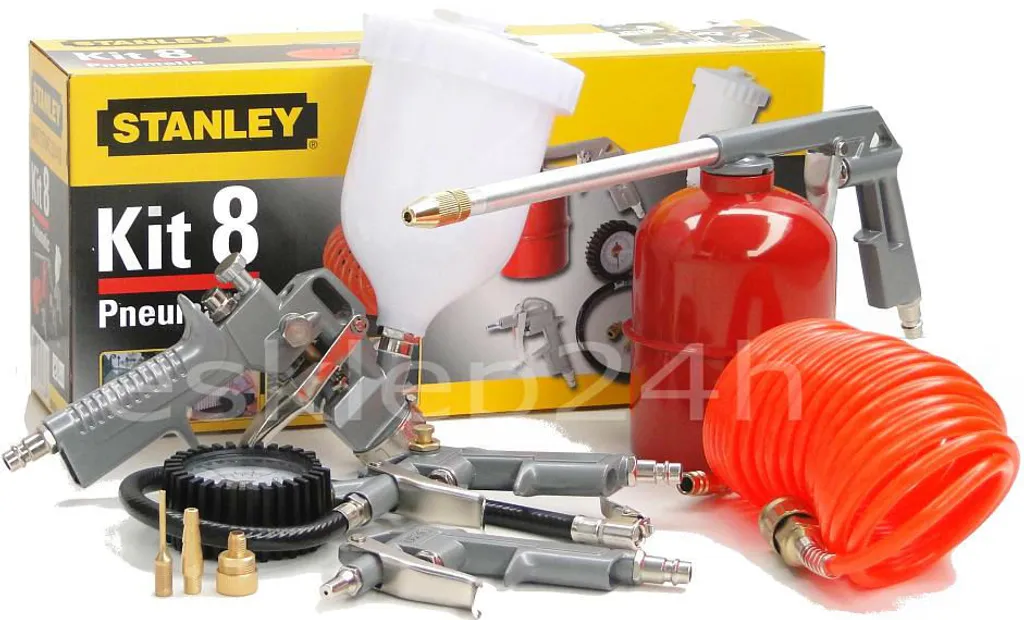 Kit Stanley con accessori pneumatici - 8 pezzi - 4