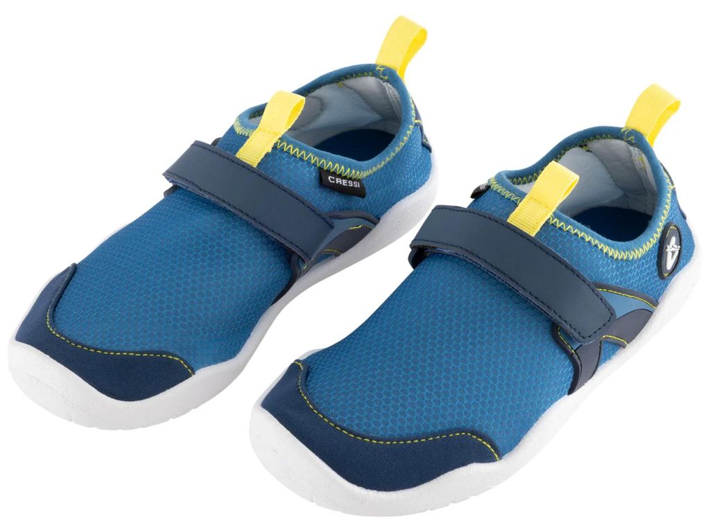 Cressi Lunar Aqua Shoes - Kinder Wasserschuhe - Blue/Lime Blue/Lime 28
