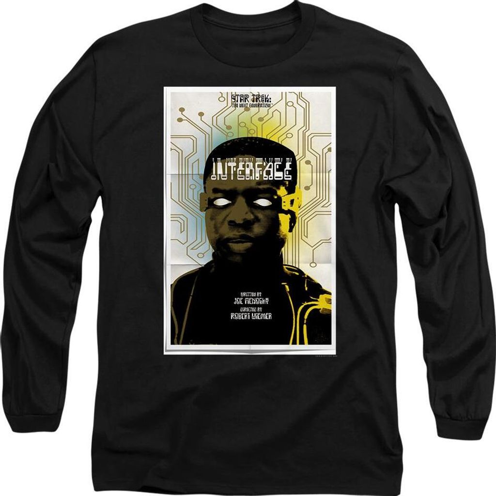 Star Trek - "The Next Generation Season 7 Episode 3" T-Shirt für Herren/Damen Uni TV10096 (S) (Schwarz)