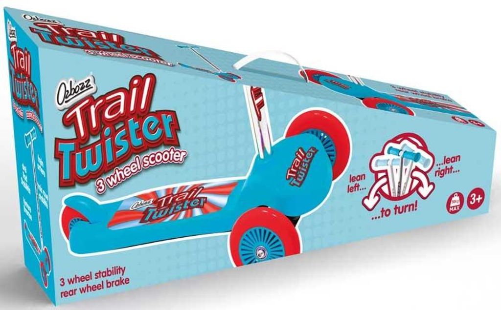 Step Trail Twist blau - Kinderroller mit stabilen Rädern