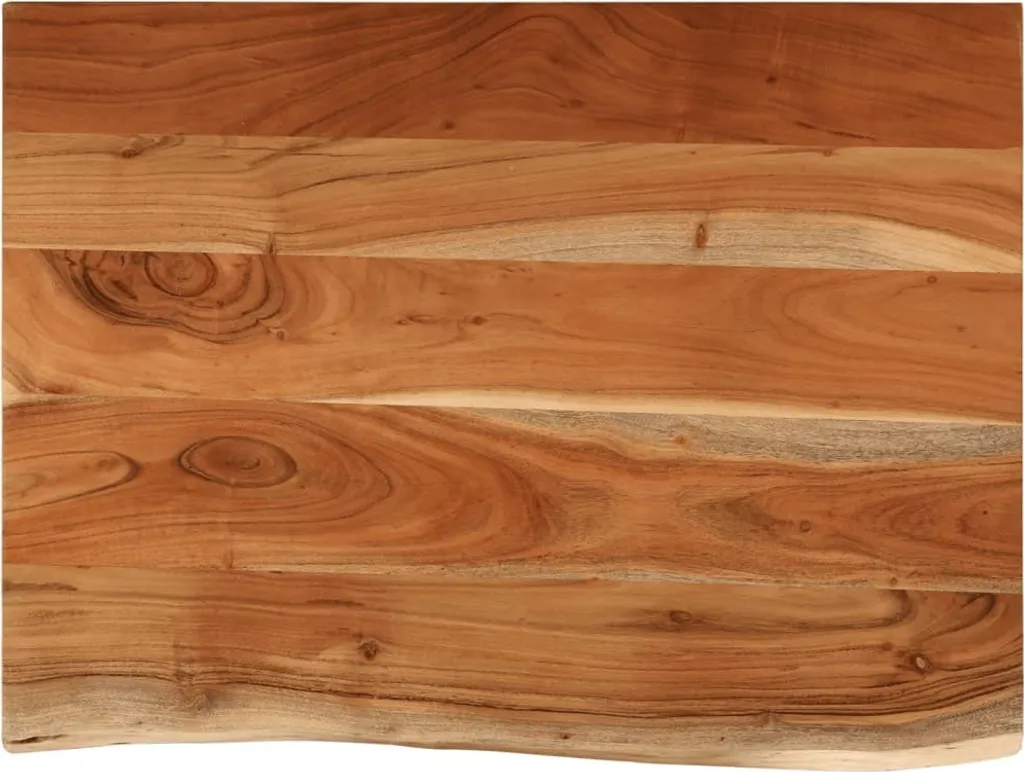 SYFAX Piano Bagno 70x60 Legno Massello Acacia - Top Lavabo Naturale