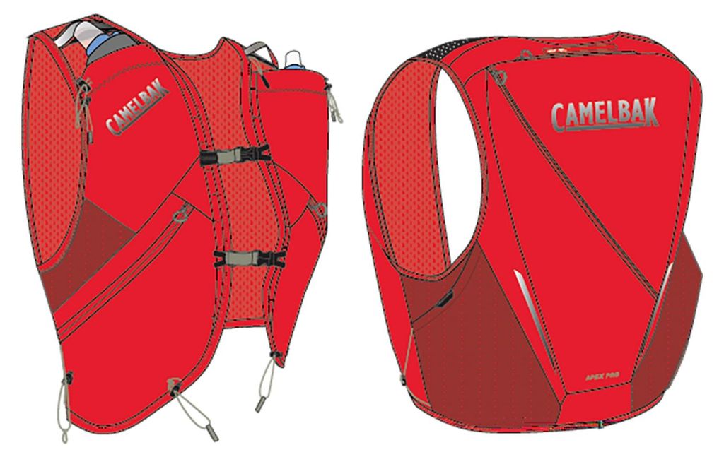 Camelbak Apex Pro Run Vest 1L, scarlet, S