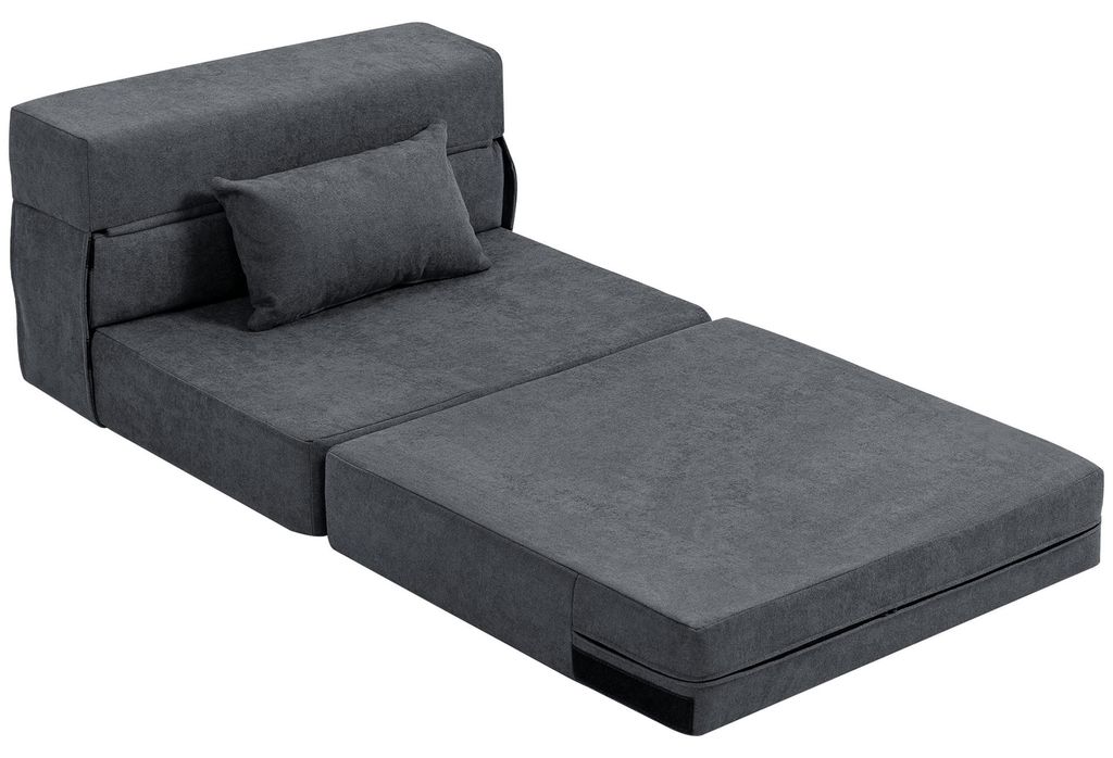HOMCOM 3 in 1 Schlafsessel, klappbares Schlafsofa mit Produktbild 
