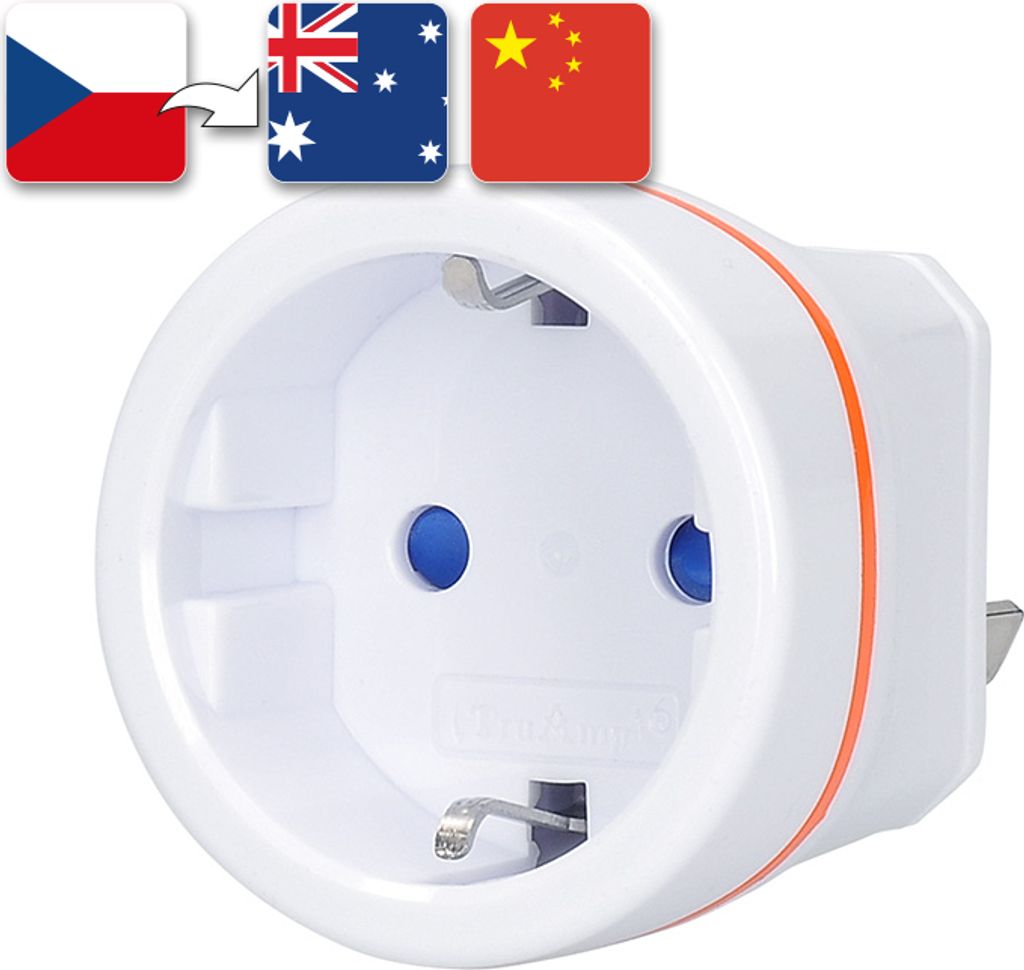 Adaptateur de voyage Solight pour la Chine et l'Australie Image du produit 
