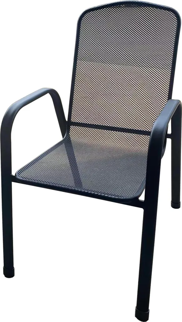 Sedia da Giardino Rojaplast SAVOY - Poltrona Metallo per Grigliate