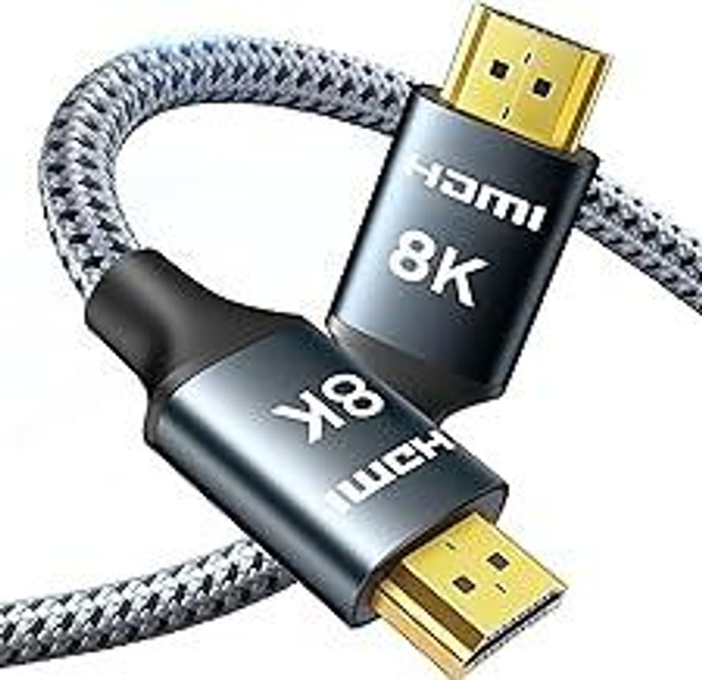 ARISKEEN 8K HDMI 2.1 Kabel 3Meter, 48Gbps High Speed Nylon Geflochtenes HDMI Kabel, Unterstützt 8K@60HZ, 4K@120Hz, Kompatibel mit PS5/4 TV Monitor...