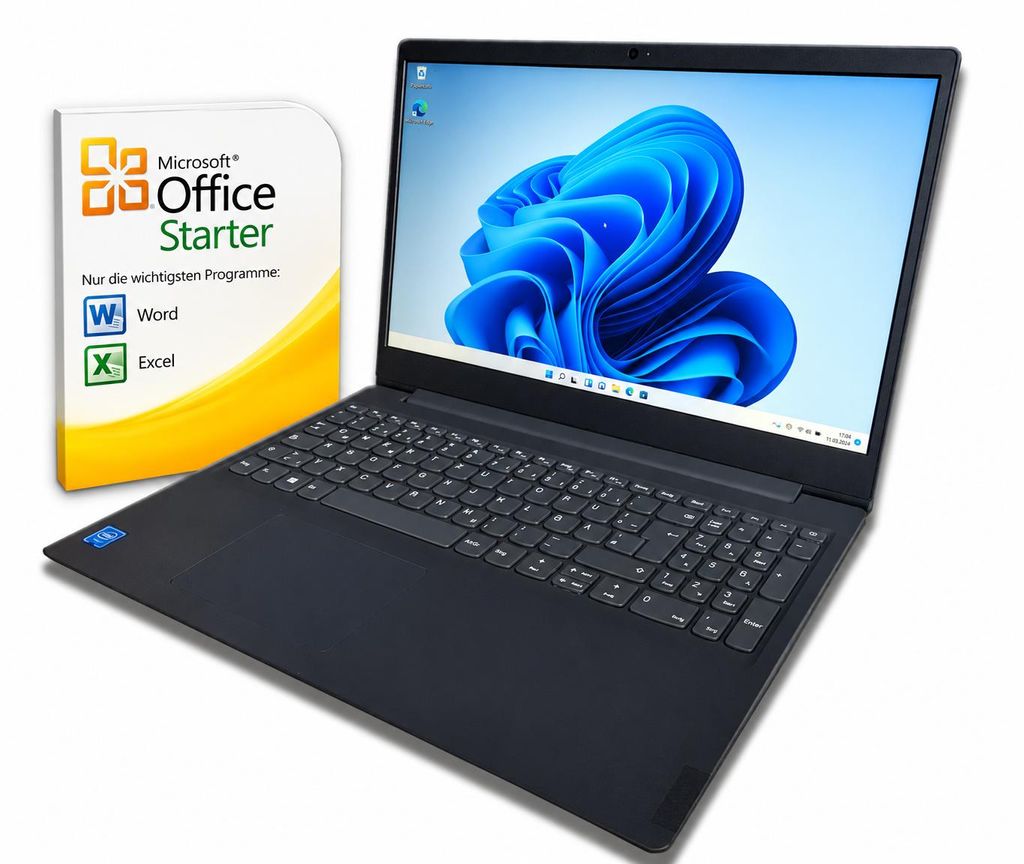 Lenovo Laptop 17", i5-13420H, 8GB DDR4, 512GB SSD, IPS, Produktbild 