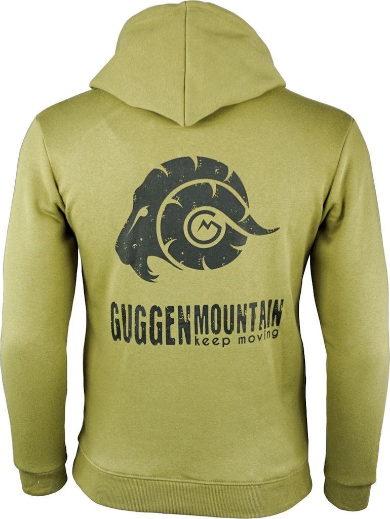 GUGGEN MOUNTAIN Herren Kapuzenpullover mit Fleece Hoodie Hooded Logo Sweater Sweatjacke Warmer Pullover Streetwear Langarm Kapuze Outdoor Sport Oli...