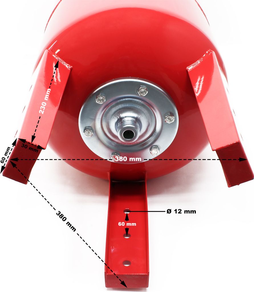 Wiltec Ausdehnungsgefäß 100 Liter, vertikaler Membrankessel Produktbild 3