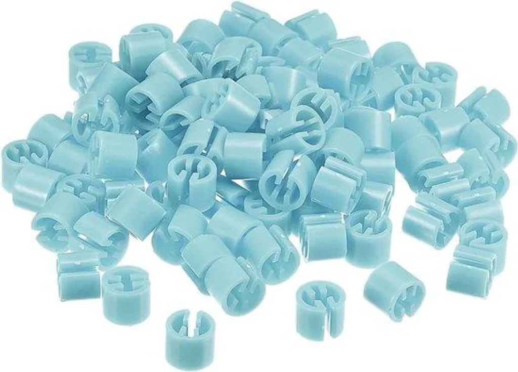 Crochets pour codes et marqueurs bleu clair 100 pièces spécial tricot