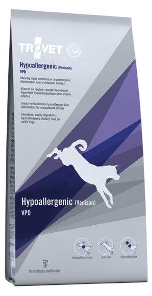 Trovet Hypoallergenic VPD Rich In Venison 10kg Produktbild 