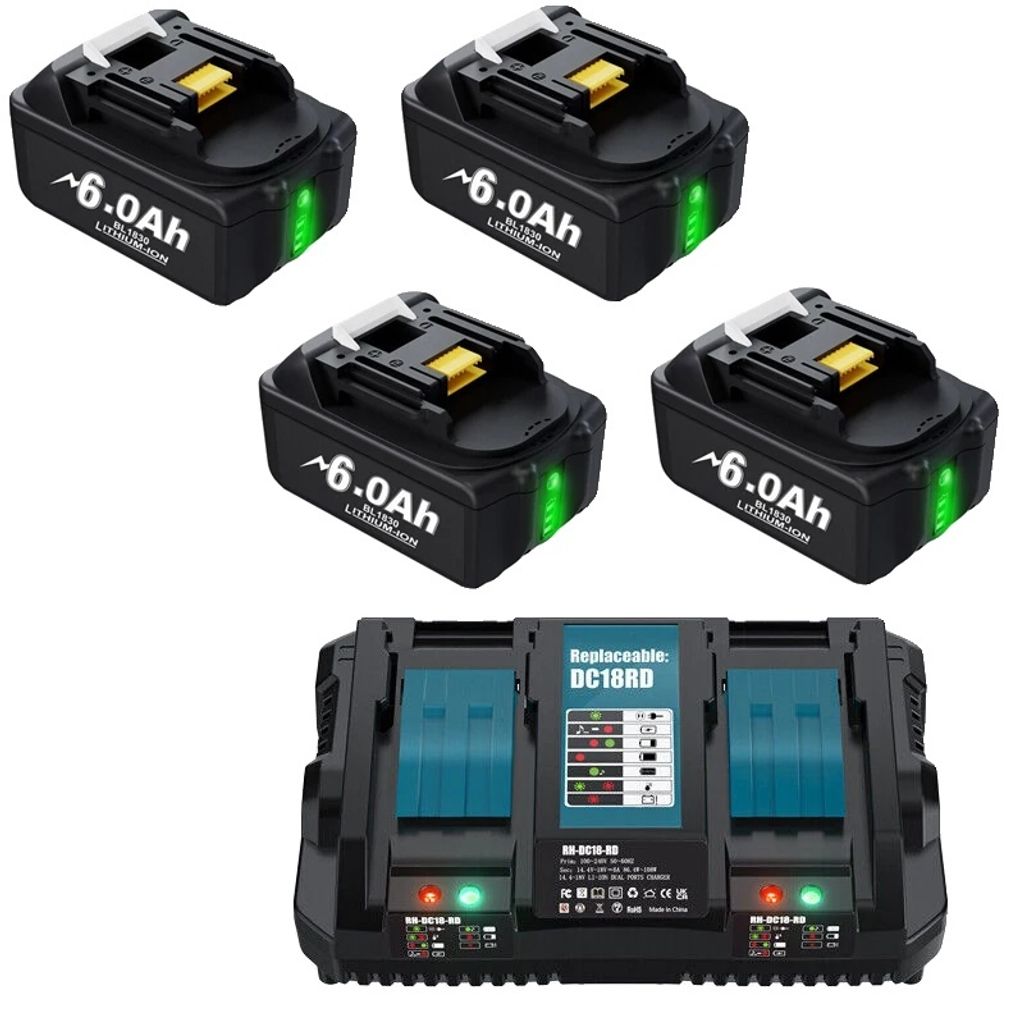 Makita batterie LXT, 18V, capacité 60Ah, technologie Image du produit 