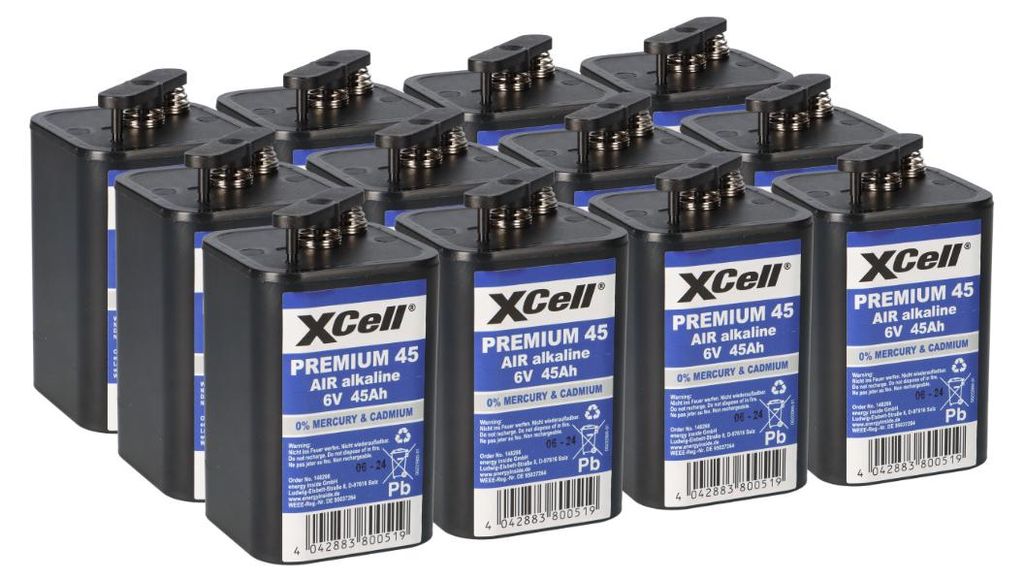 12x 4R25 XCell Premium 45 bloková baterie 6V 45Ah pro Obrázek produktu 