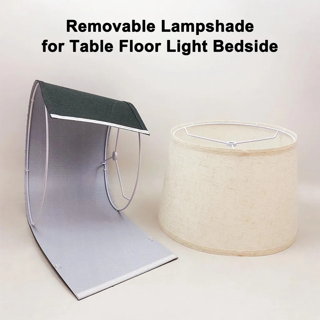 Abat-jour en lin pour lampe de chevet et salon, idéal pour rénovation DIY