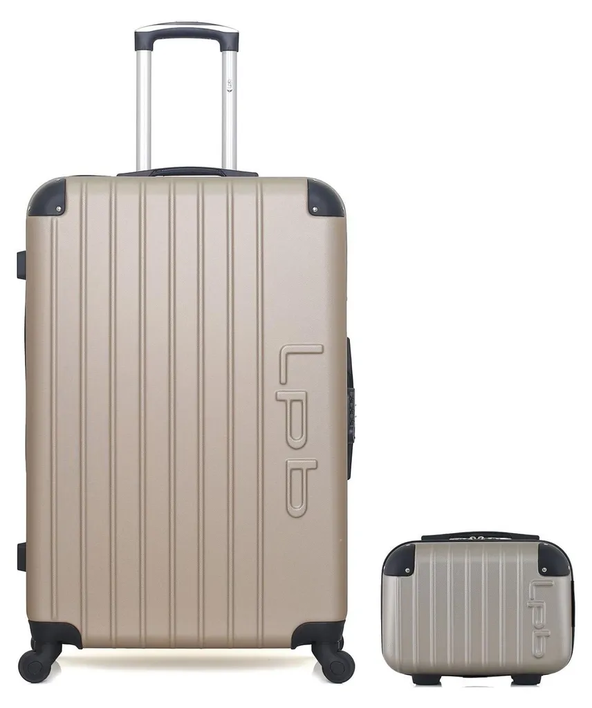 Set de Bagages LPB LUGGAGE HAMBOURG : Valise XL et Vanity Rigide Chic
