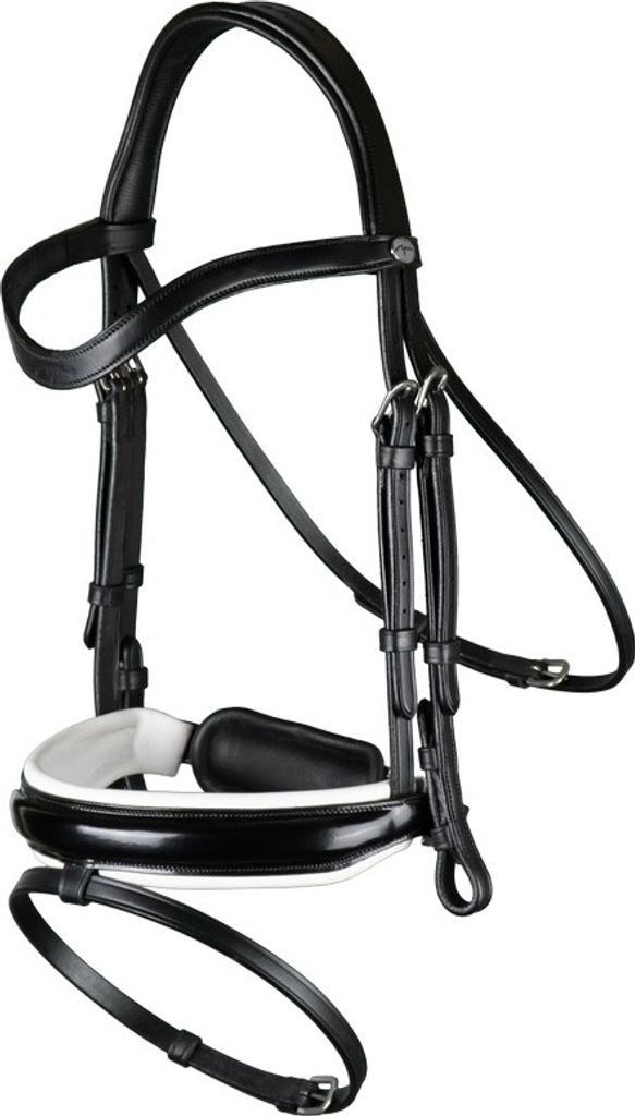 Dyon Working Collection Trense schwedisch kombiniert Lack weiß