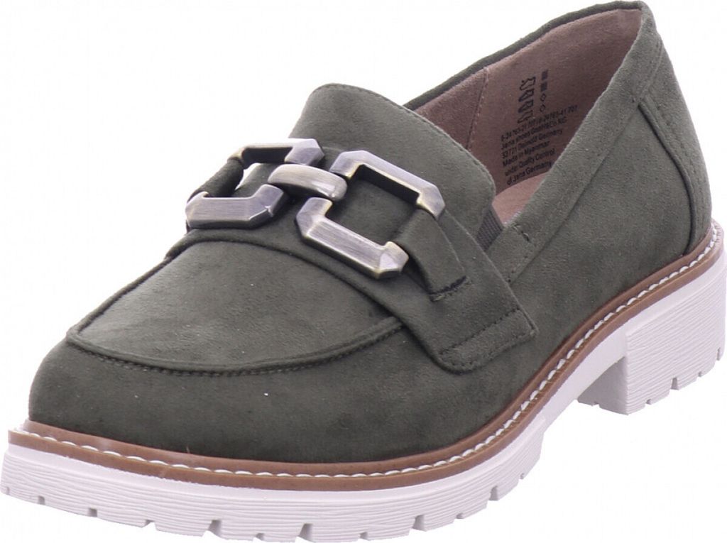 Jana women slip-on Damen Slipper in Grün, Größe 38