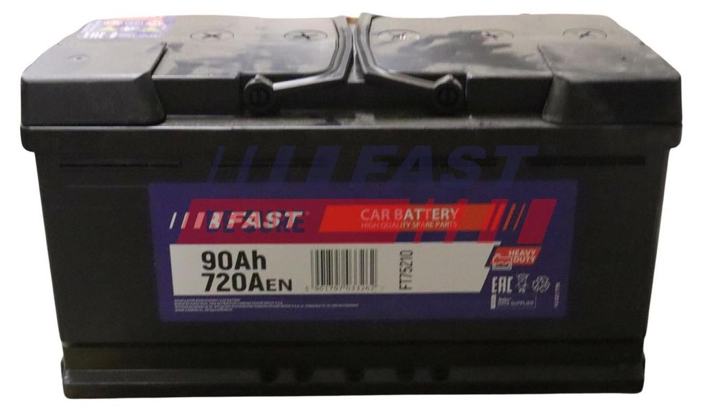 FAST Starterbatterie 12V 90Ah 720A/EN B13 für Auto LKW Batterie