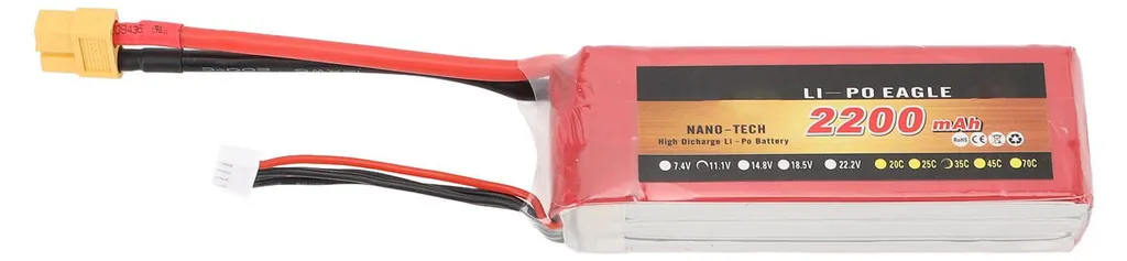 Batterie Lipo 3s 11.1V stable pour éviter les pannes de vol RC