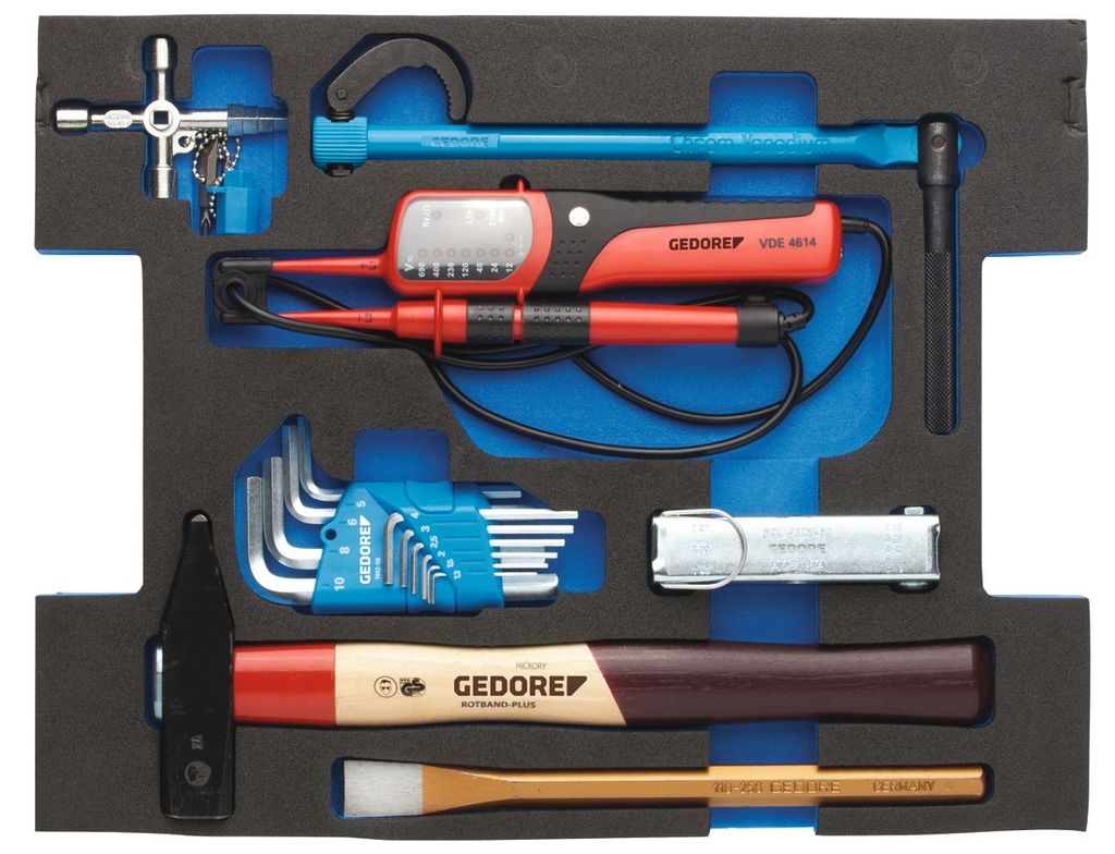 GEDORE 1100 CT2-03-600 D Sortiment Sanitär in 2/2 L-BOXX 136 Modul unten, 2940604