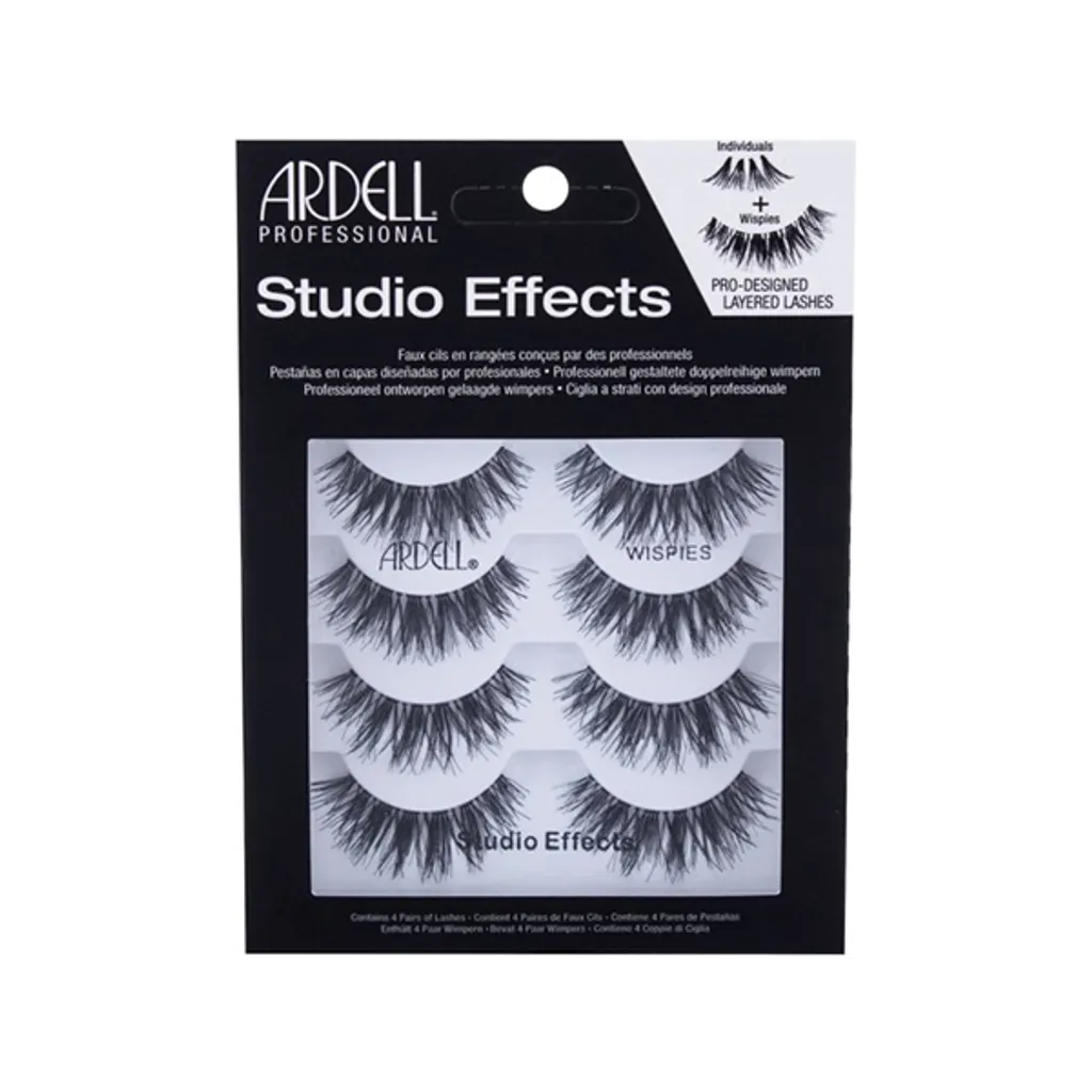 Faux cils Wispies Studio Effects Ardell Noirs pour Soirée et Cérémonie