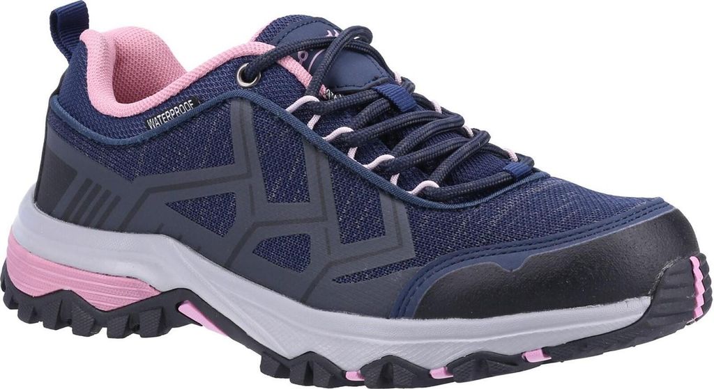 Cotswold - Damen Wanderschuhe "Wychwood Low WP" FS8045 (38 EU) (Marineblau/Pink)
