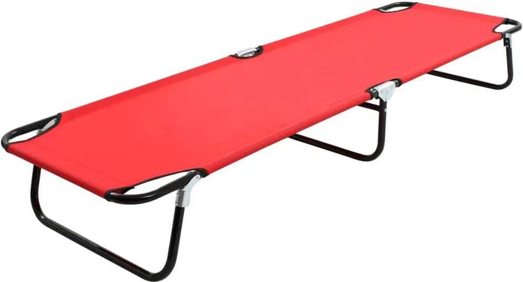 Lettino Rosso Pieghevole The Living Store - Arredo Esterno Chic