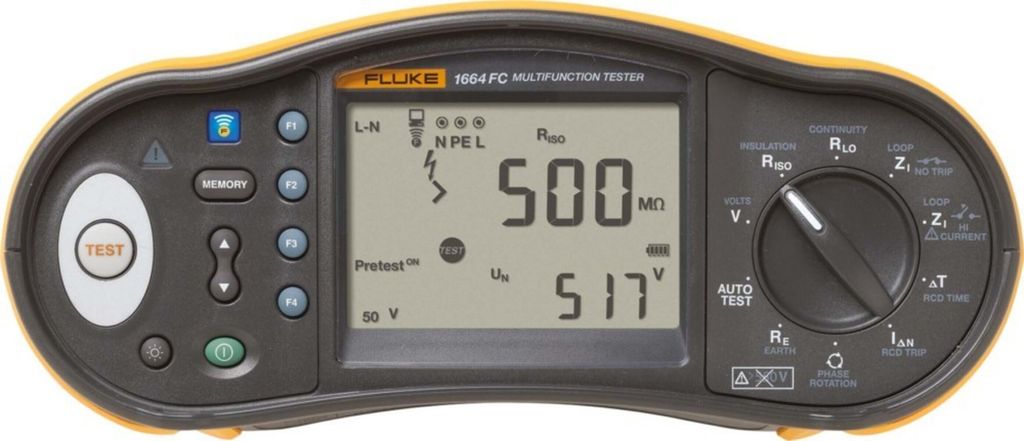 Fluke Installationstester mit ISO Vorabprüfung FLK-1664FC DE
