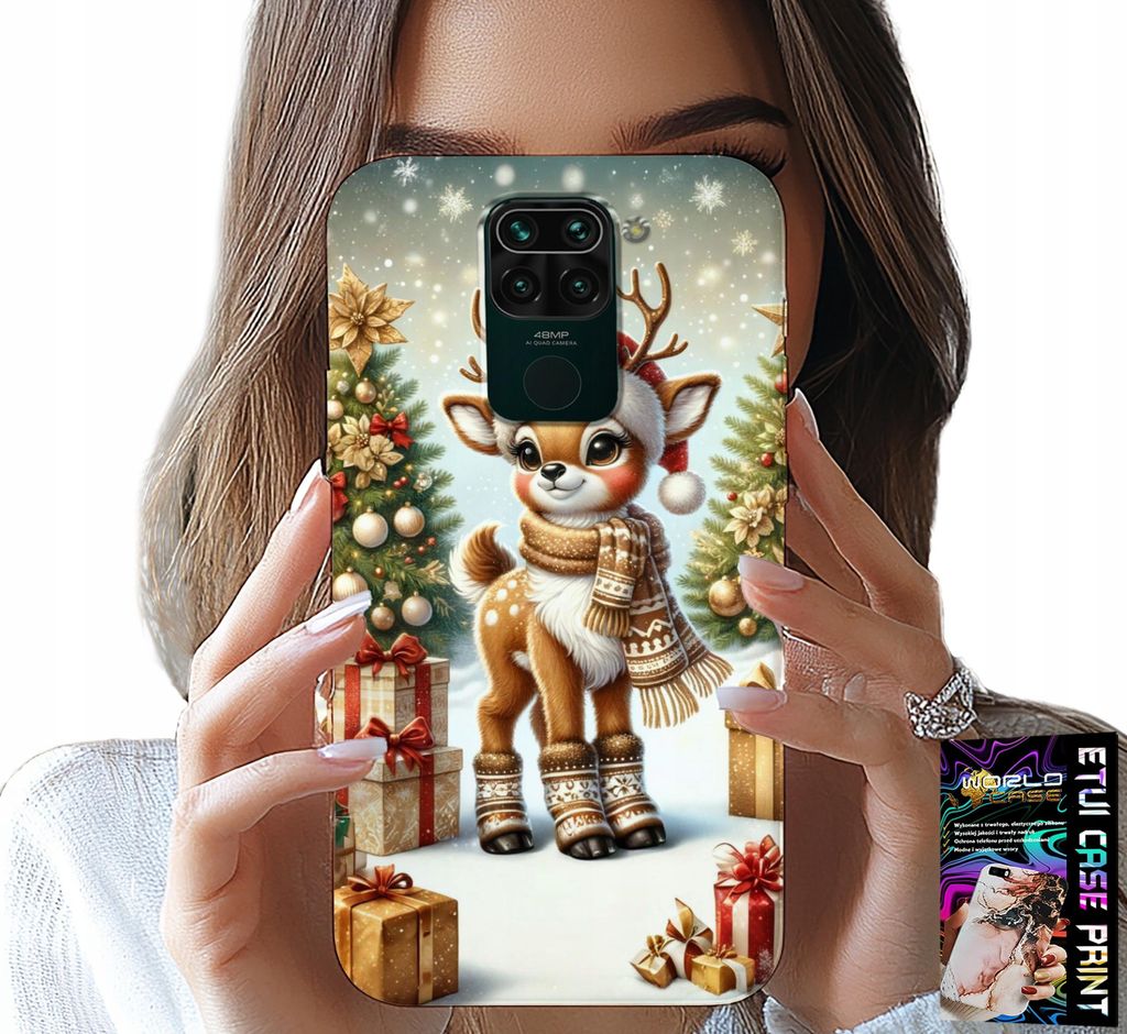 Hülle Für Xiaomi Note 9 - Rentier, Weihnachtliche Motive + Glas