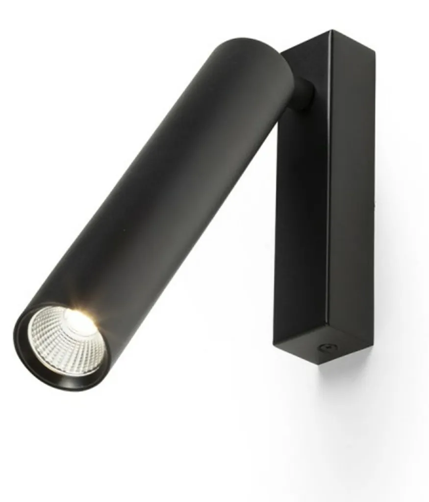 Spot LED noir sans encastrement DARRIN I 230V 6W R14473 éclairage précis