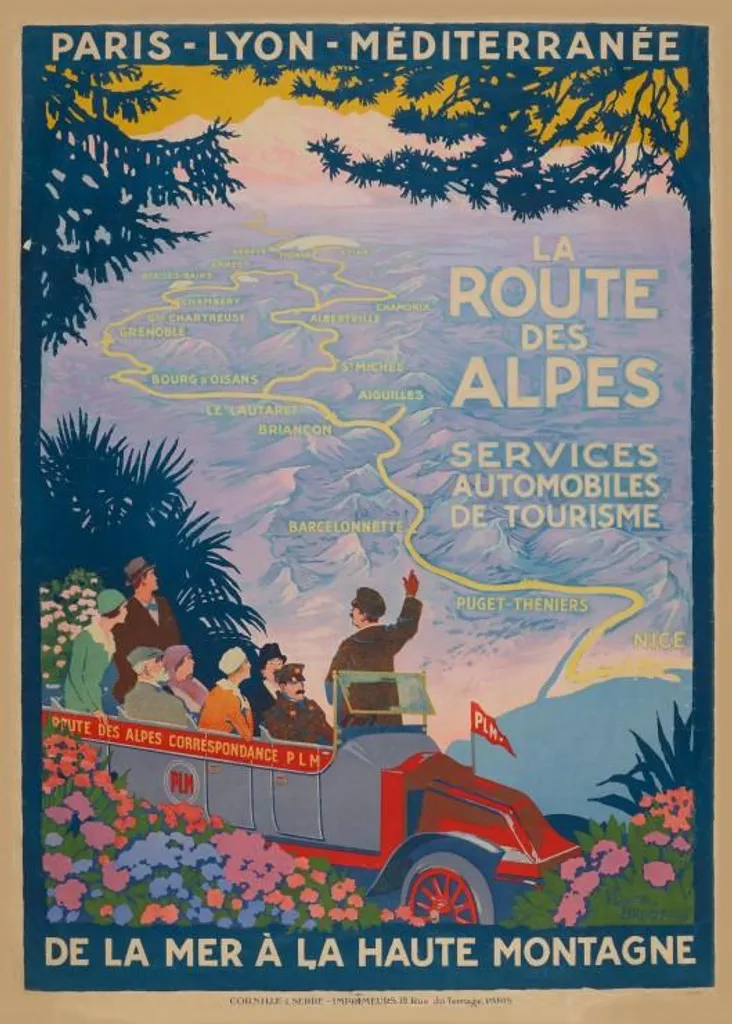 Puzzle 500 pièces Grafika Roger Broders - Décoration montagne vintage