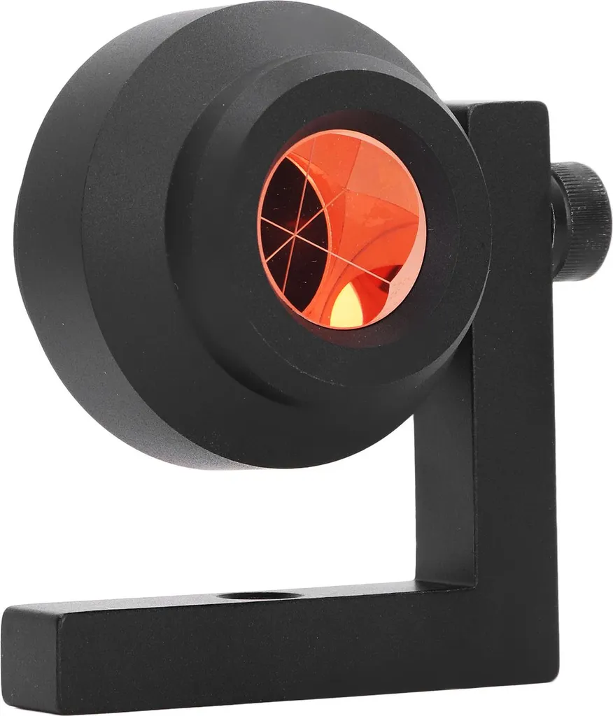 Prisme à angle droit 90° avec support en L et optique double face
