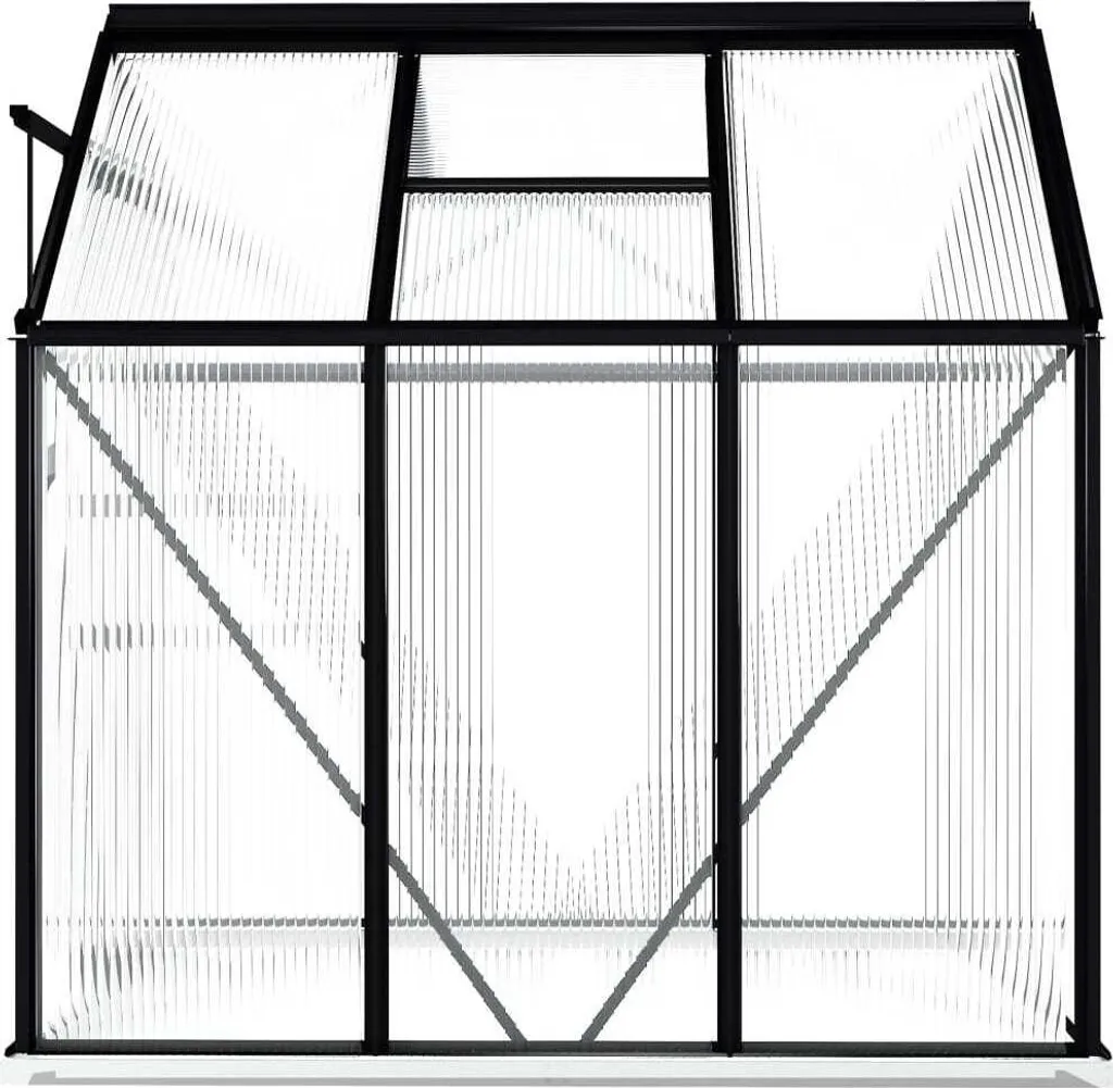 Serre de Jardinage pour Potager et Hivernage 3,61 m² en Aluminium