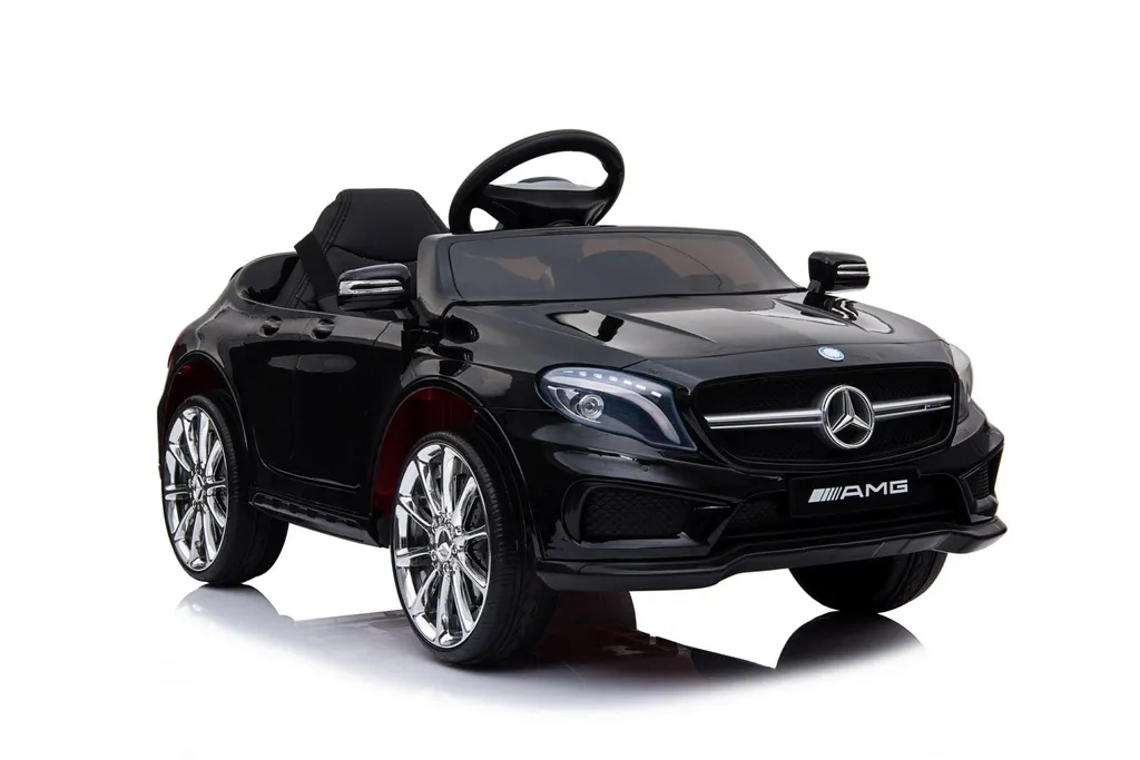 Mercedes Benz GLA45 Voiture Électrique pour Enfant Noire 12V Luxe
