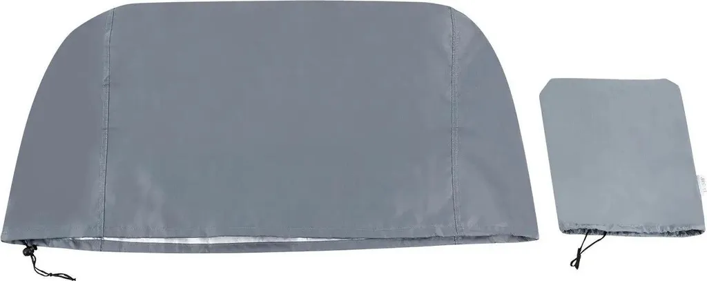 Protezione motore per barche - Copertura fuoribordo - 420D per impieghi gravosi - Per 15-20 CV - Grigio