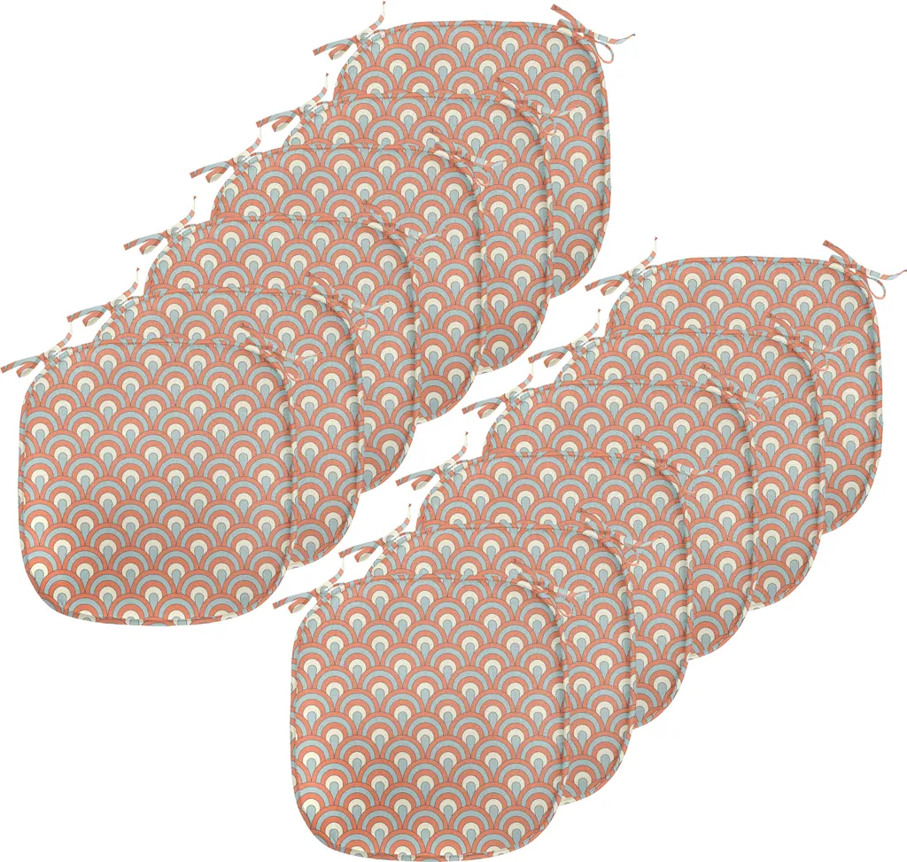 Set 12 Cuscini Decorativi per Sedie 40x40 ABAKUHAUS Impermeabili