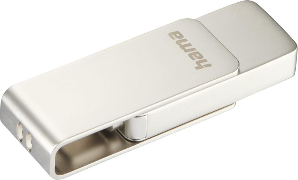 Hama USB-Stick Uni-C Rotate Pro, USB-C 3.1, 256GB, Silb.