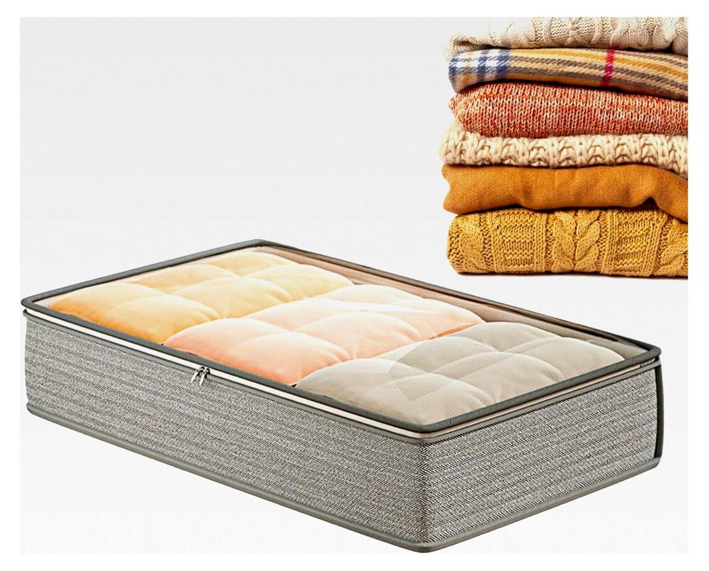 Aufbewahrungsbehälter für das Unterbett, multifunktional für Kleidung, Größe S