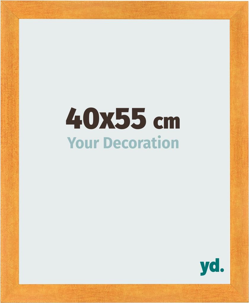 Bilderrahmen, 40x55 cm, Orange, MDF, Pisa
