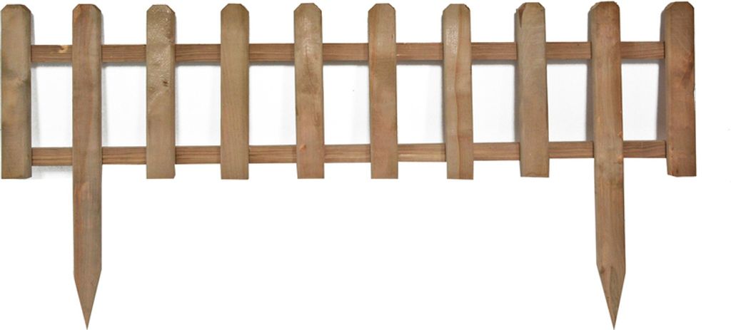 Piccola staccionata in legno per delimitare le aiuole. La Immagine del prodotto 