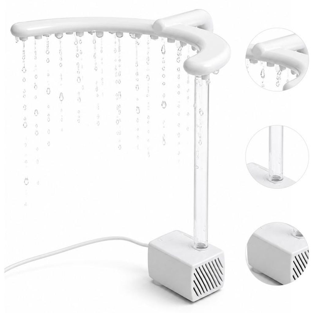 Reptilienbrunnen mit USB Pumpe, Bartagamen Badewanne, Produktbild 