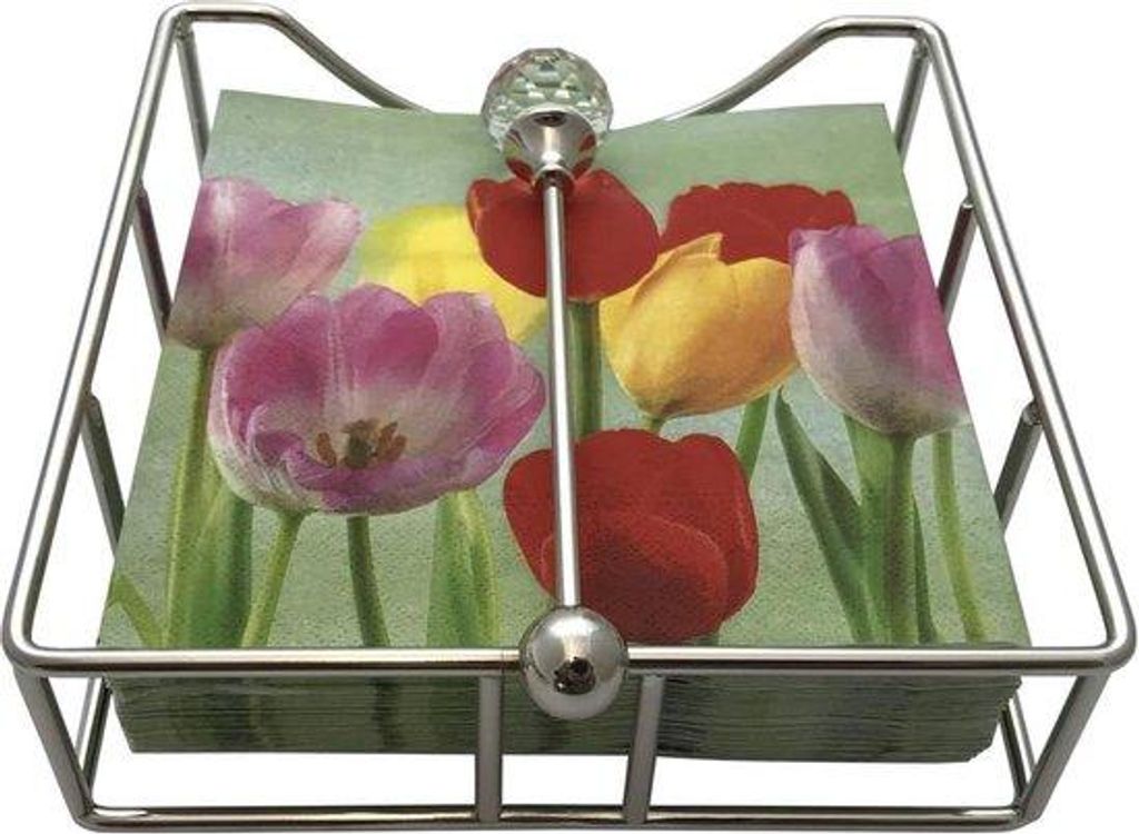Silberne Servierplatte - Luxus-Topf 19x19x6 cm mit Kristall in Silberfarbiger Premium-Ausführung