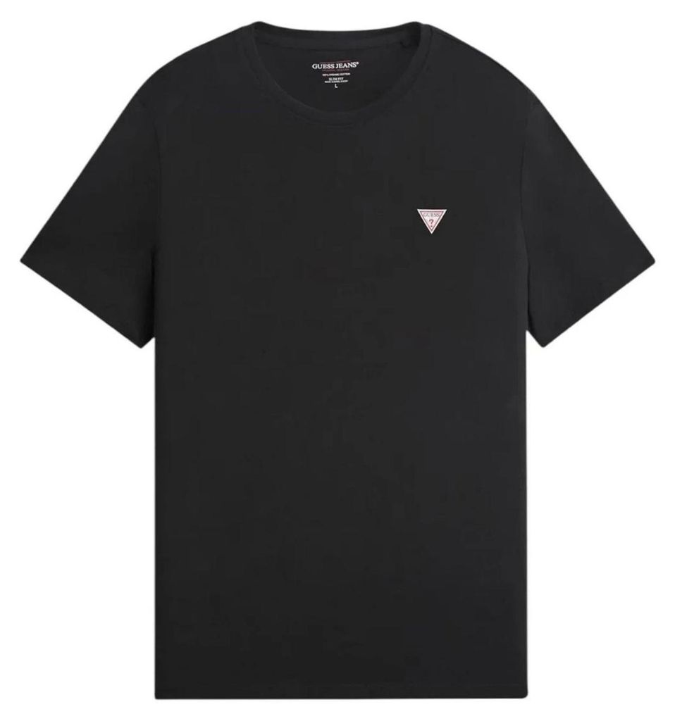 Guess - "Jeans" T-Shirt für Herren, Übergroß NA978 (L) (Schwarz)