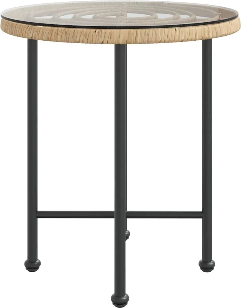 Table de salle à manger compacte Ø50 cm idéale pour petit studio et balcon - 3
